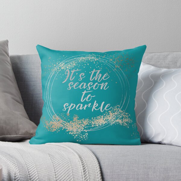 Beach House Christmas Holiday Decor Throw Pillow