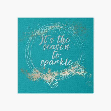 Beach House Christmas Holiday Decor Art Board Print