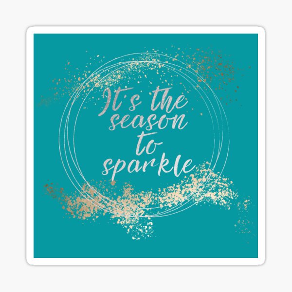 Beach House Christmas Holiday Decor Sticker