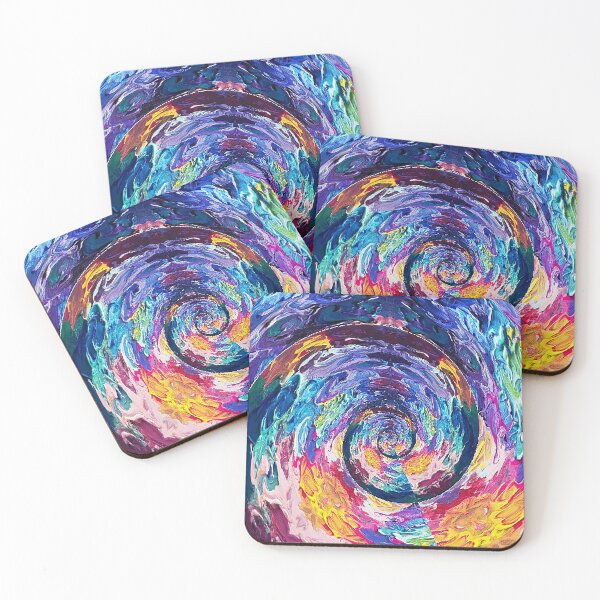 Item preview, Colored hurricane. Colorful life designed and sold by Iuliia Nerd.