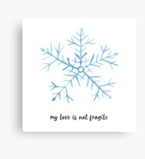 My love is not fragile Metal Print