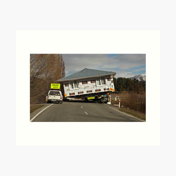 Moving House, Kiwi style! Art Print