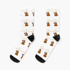 Happy Groundhog Day 2020 Socks