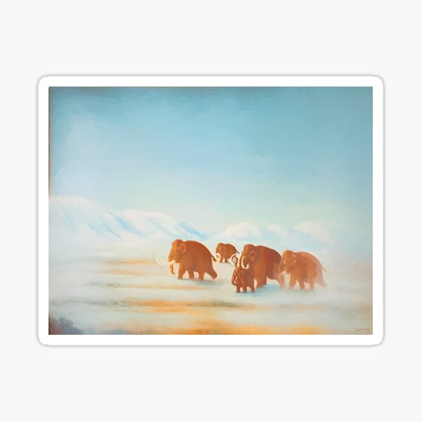 Grand Budapest Mammoth Sticker