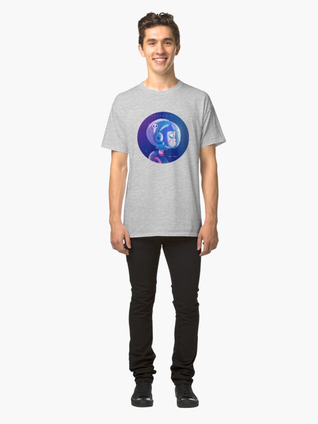 Vista alternativa de Camiseta clásica Astrogirl by Fran Ferriz
