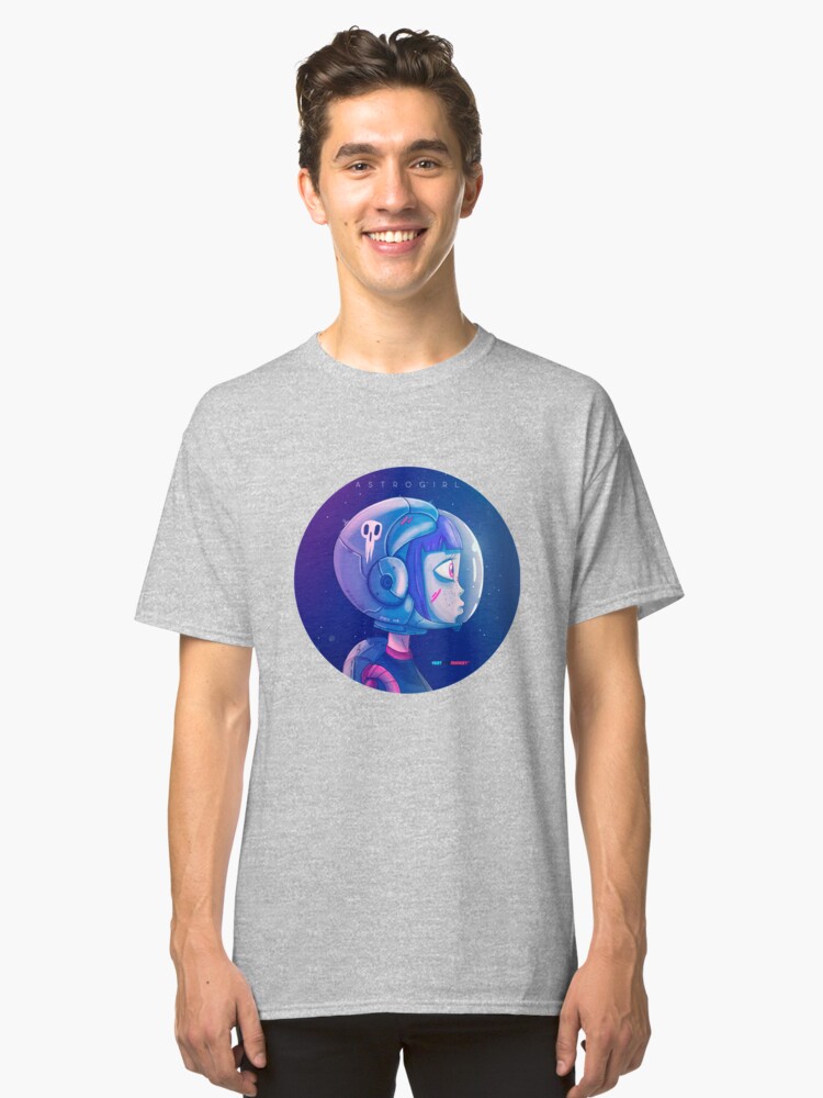 Vista alternativa de Camiseta clásica Astrogirl by Fran Ferriz