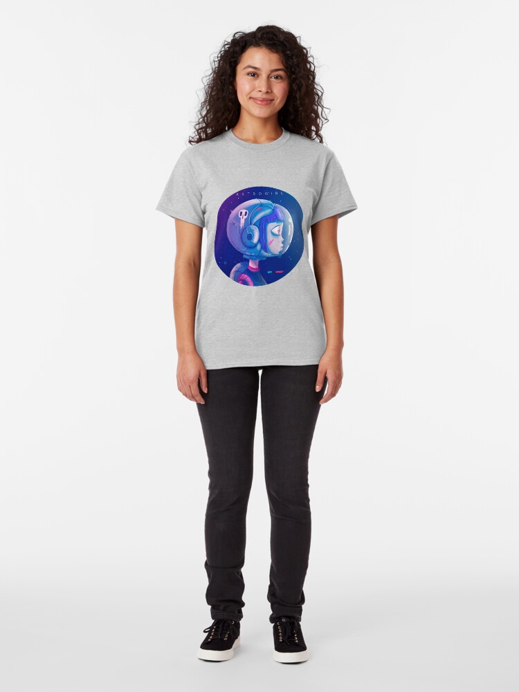 Vista alternativa de Camiseta clásica Astrogirl by Fran Ferriz