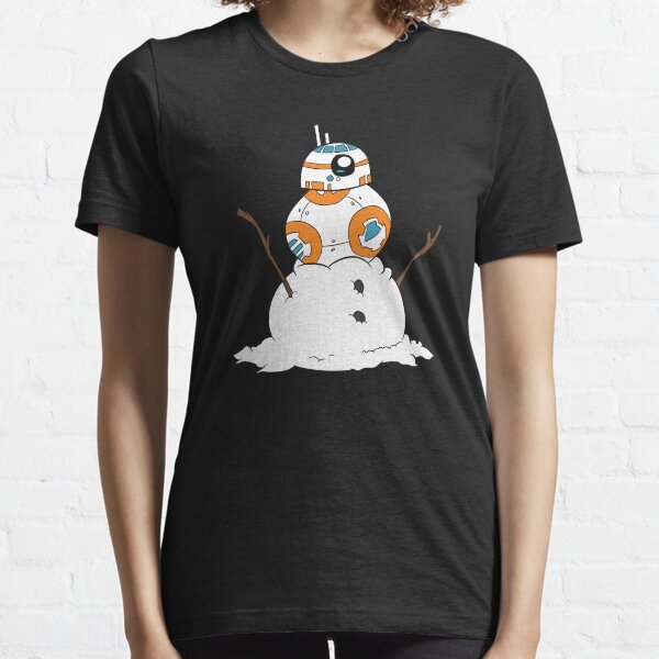 Snowman - robot on snowman Essential T-Shirt