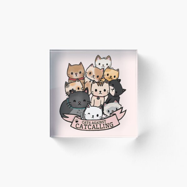 Item preview, Cats Against Catcalling  designed and sold by NerdKeepers.