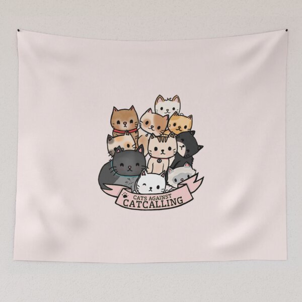 Item preview, Cats Against Catcalling  designed and sold by NerdKeepers.