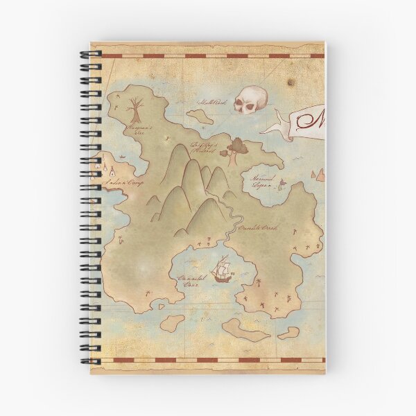 Item preview, Map of Neverland designed and sold by awkaffections.