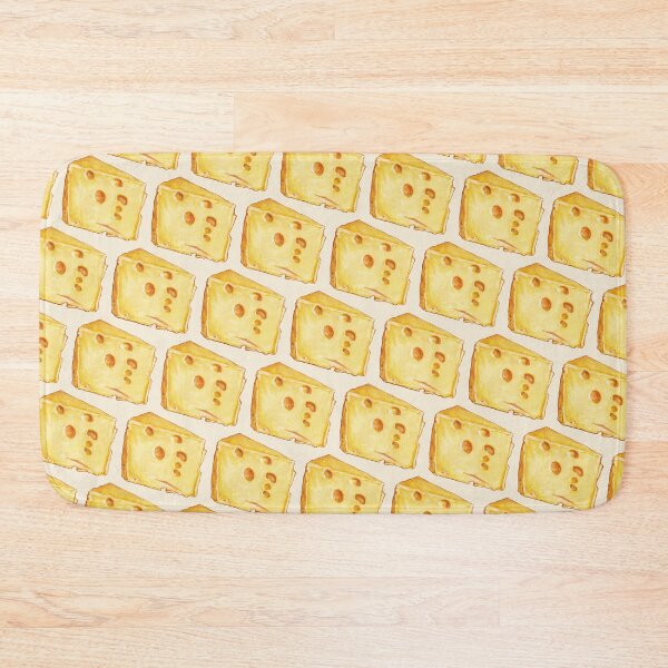 Item preview, Cheese Pattern - White designed and sold by Kelly  Gilleran.