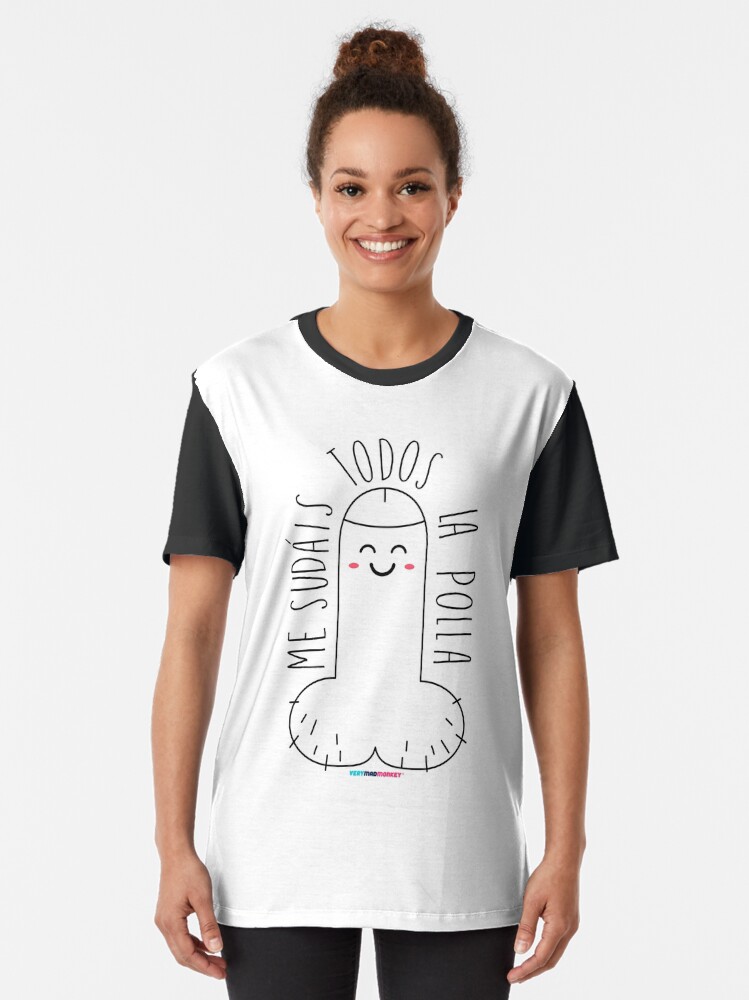 Vista alternativa de Camiseta gráfica Me la suda by Fran Ferriz