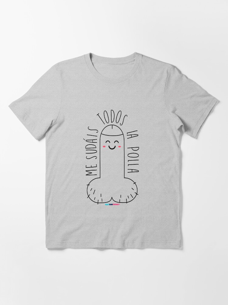 Vista alternativa de Camiseta esencial Me la suda by Fran Ferriz