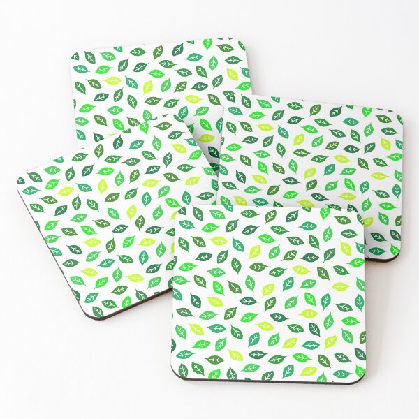 Item preview, Dean's Block Print Leaves ~ Green designed and sold by MidcoastMisc.