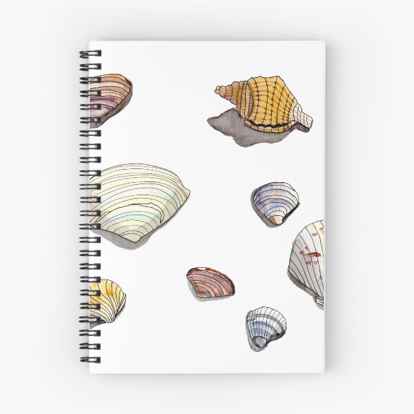 Item preview, Whimsical Sea Shells in Watercolor and Ink designed and sold by Sandra Connelly.