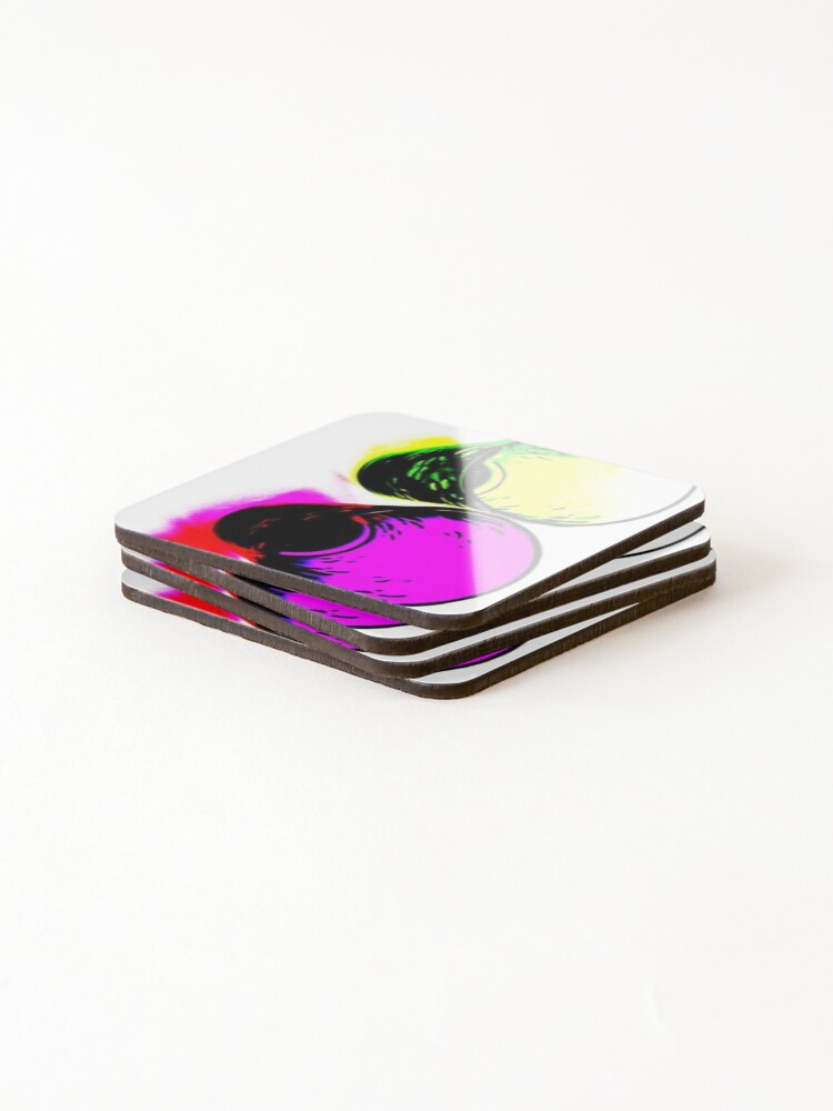 Thumbnail 4 of 5, Coasters (Set of 4), Color blocks designed and sold by ART22.