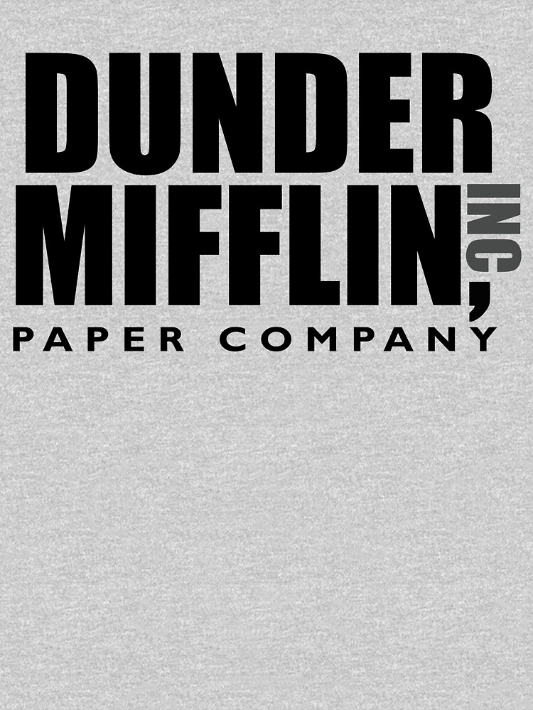 The Dunder Office Mifflin Inc. Design, T-Shirt, tshirt, tee, jersey, poster, Original Funny Gift Idea, Dwight Best Quote From by clothorama