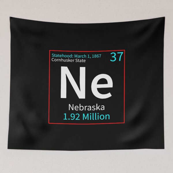 Artikelvorschau, Nebraska State Element entworfen und verkauft von designeclipse.