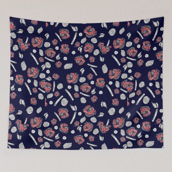 Item preview, Marine life of saint laurence river pattern designed and sold by Caroline Bochud.