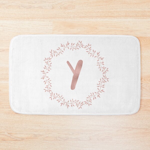 Item preview, Rose Gold Monogram Y - Blush Pink Letter Y designed and sold by MysticMagpie.