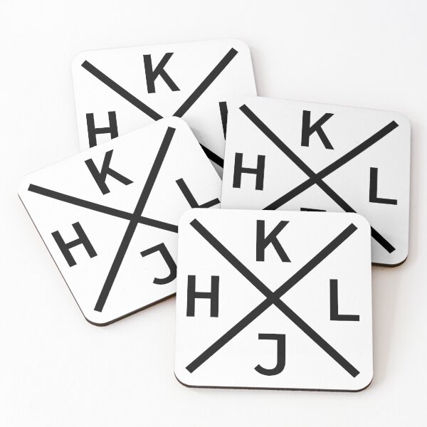 Item preview, HJKL Design for Programmers Using vi/Vim - Black Graphic designed and sold by geeksta.