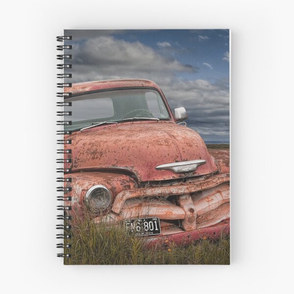 Item preview, Camioneta vintage abandonada en la pradera designed and sold by Randall Nyhof.