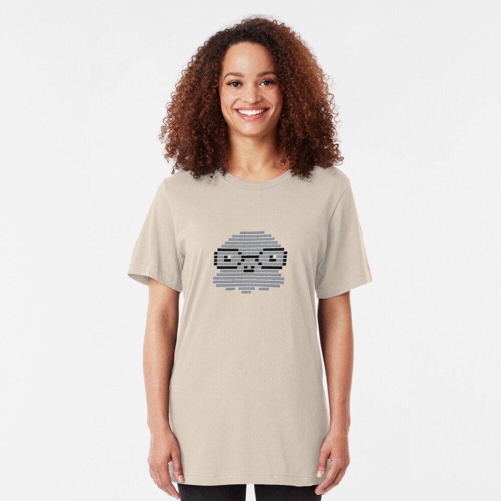 Professor Squid - Octopus with Glasses Slim Fit T-Shirt