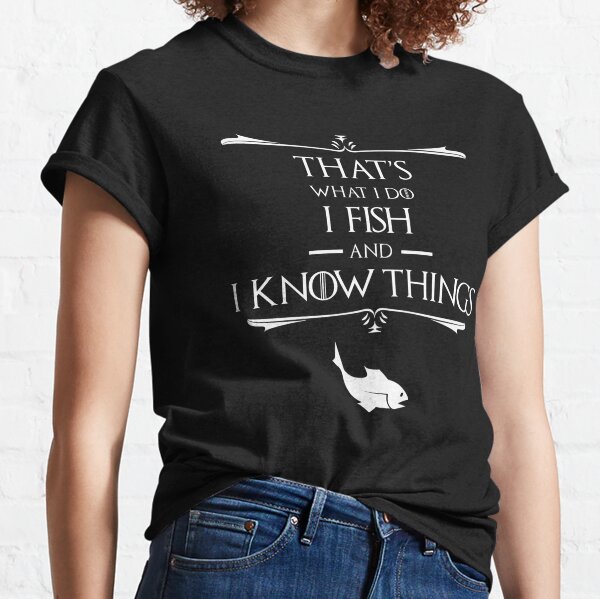 Reel Women Fish Fisherwoman Fishing Saying V Neck T Shirts Women V-Neck Tees
