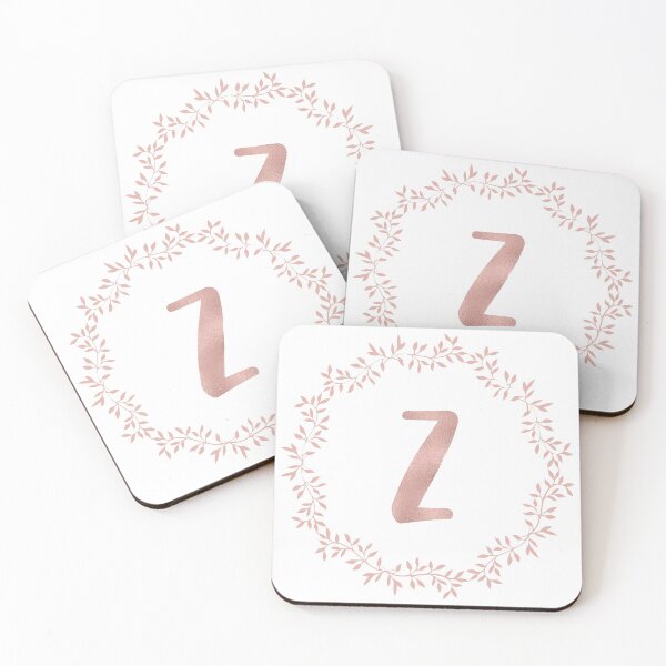 Item preview, Rose Gold Monogram Z - Blush Pink Letter Z designed and sold by MysticMagpie.