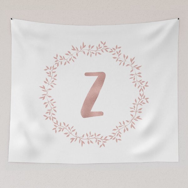 Item preview, Rose Gold Monogram Z - Blush Pink Letter Z designed and sold by MysticMagpie.