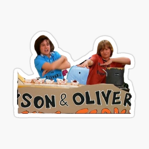 "jackson and oliver " Sticker for Sale by mckenzielacount Redbubble