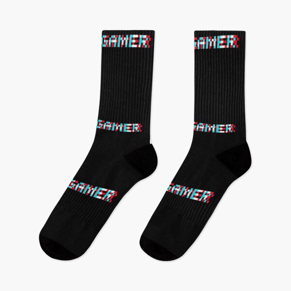Item preview, Gaming print with Gamer written in glitch retro style designed and sold by farhanhafeez.