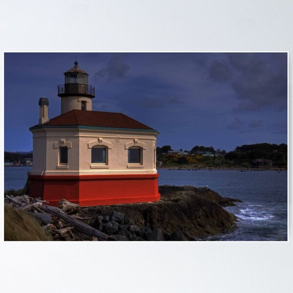 Item preview, Coquille Lighthouse HDR #2 designed and sold by LucyAbrao.