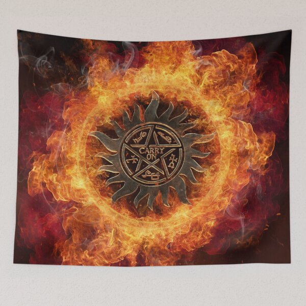 Item preview, Devil's Trap Warding Mark | Inspired by Supernatural designed and sold by Geek Chic Collective.