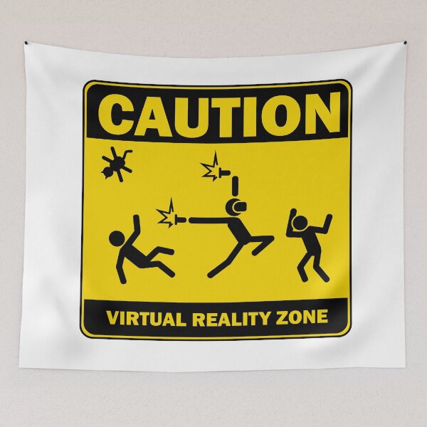 Item preview, Caution! Virtual Reality Zone! designed and sold by Klutzo.