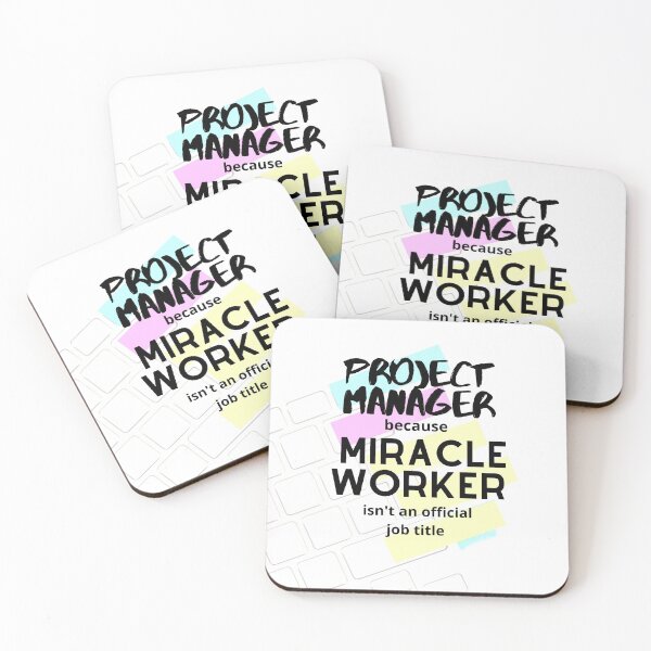 Item preview, Project manager miracle worker  designed and sold by Awesomefamily.