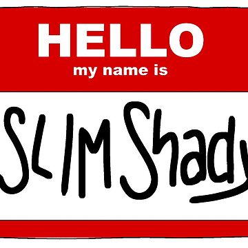 hello my name is slim shady  Coffee Mug for Sale by cool stickerz