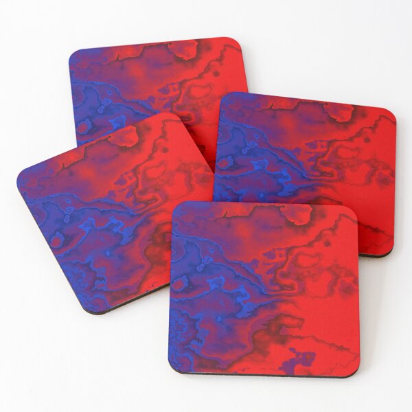 Item preview, The confluence of the red and blue designed and sold by Iuliia Nerd.