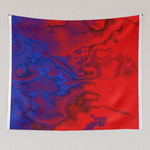 Item preview, The confluence of the red and blue designed and sold by Iuliia Nerd.