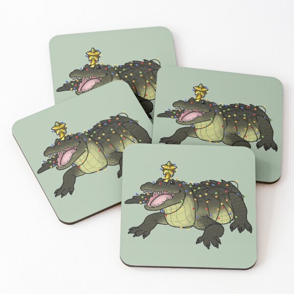Item preview, Carlos the Christmas Alligator  designed and sold by Zeeayinee Creations.