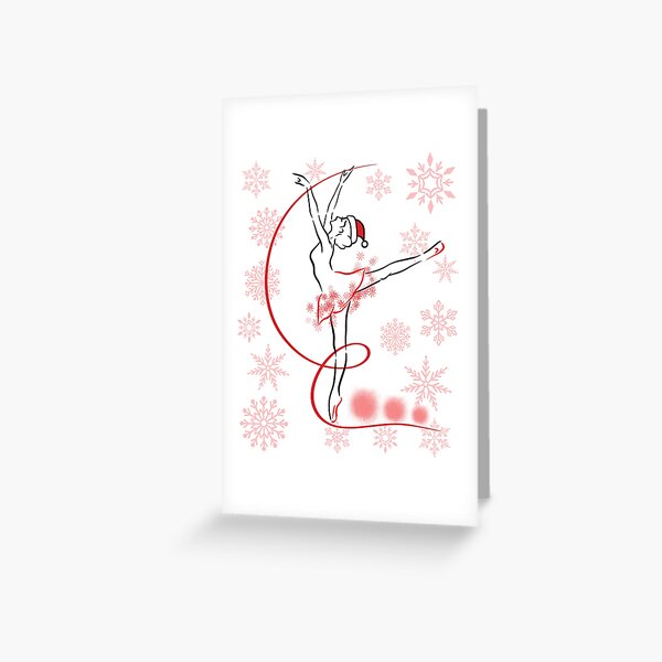 Item preview, Christmas Santa Ballet Ballerina and Dancer for Holidays designed and sold by Kate Hyunsu Cho.