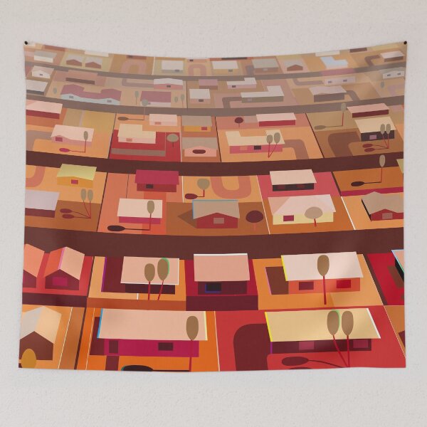 Item preview, Suburbs designed and sold by Charles Harker.