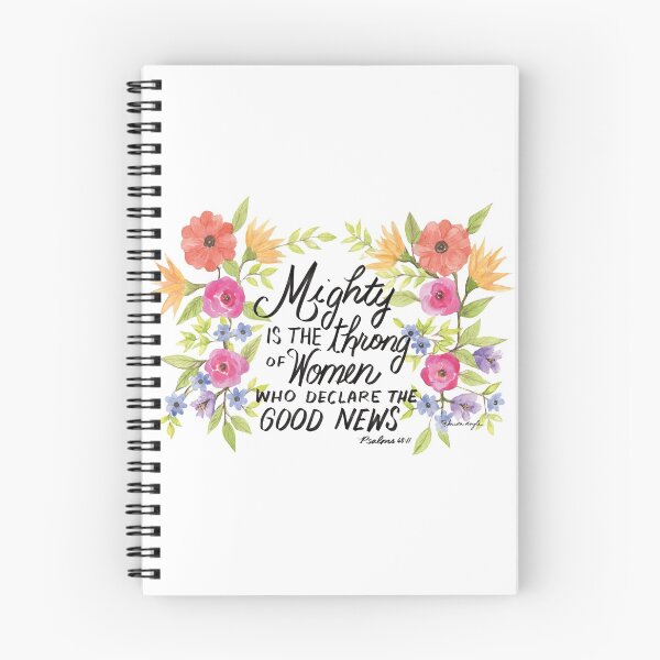 Item preview, Mighty is the Throng of Women Who Declare the Good News designed and sold by Krista Doyle.