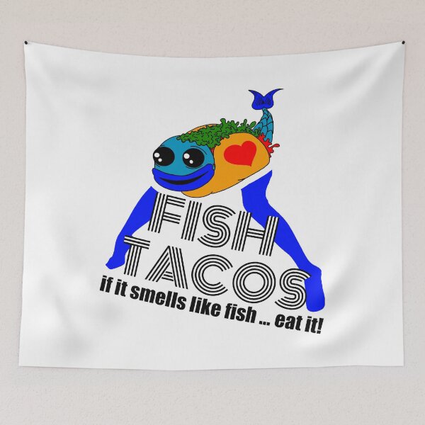 Item preview, Fish Tacos; designed and sold by StickerApe.