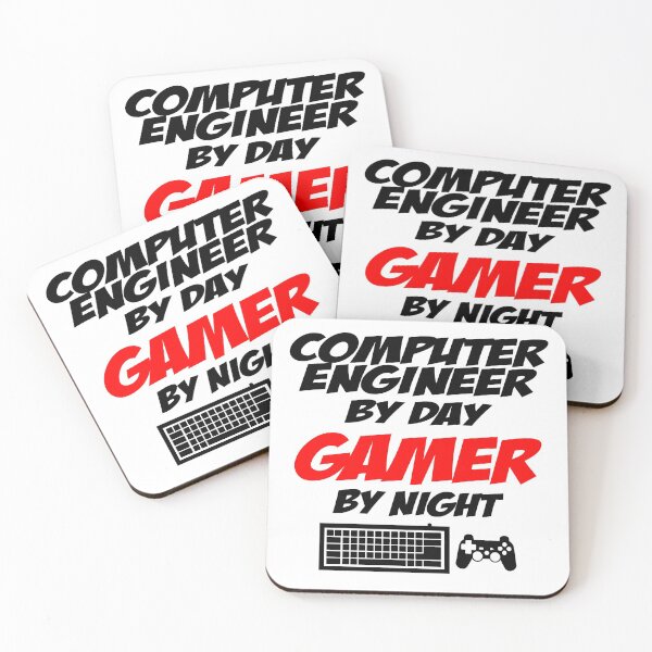 Item preview, Computer Engineer by Day, Gamer By Night designed and sold by flipper42.