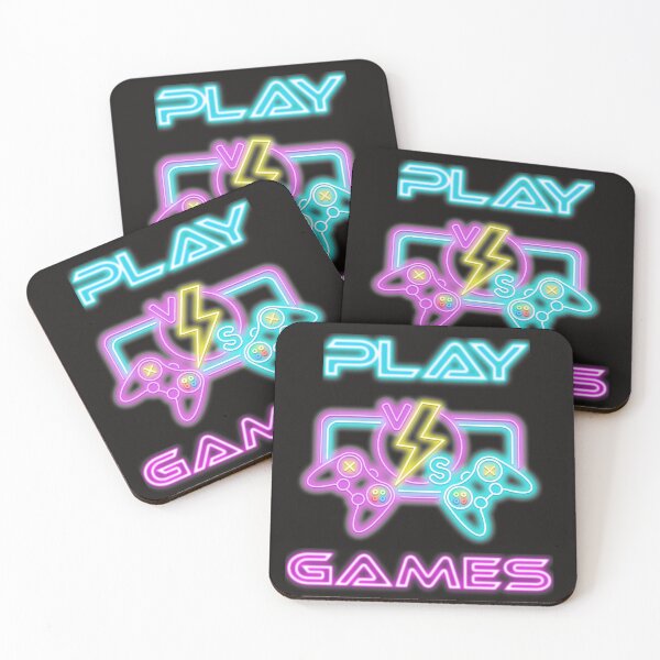 Item preview, Play Games in Neon Lights with Gaming Controller for Gamers designed and sold by Trenddesigns24.