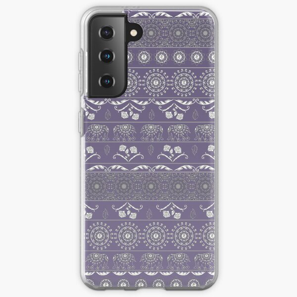 Elephant Mandala Purple Samsung Galaxy Soft Case