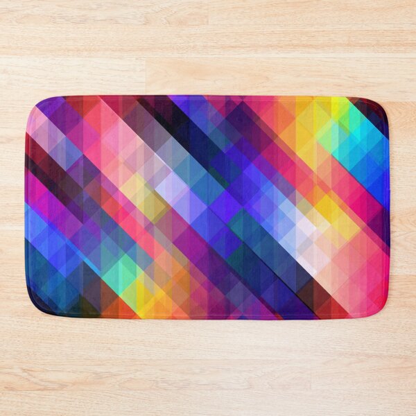 Item preview, Abstract Colorful Decorative Squares Pattern designed and sold by livianasgifts.