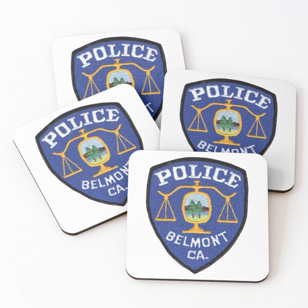 Item preview, Belmont Police Department designed and sold by Lawrence Baird.